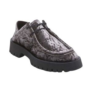 NWOT FREE PEOPLE Convertible Velvet Oxford in Gray